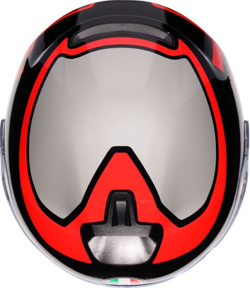 Casca Moto Open Face/Jet Irides E2206 Valenza Matt Grey/Black/Red 25