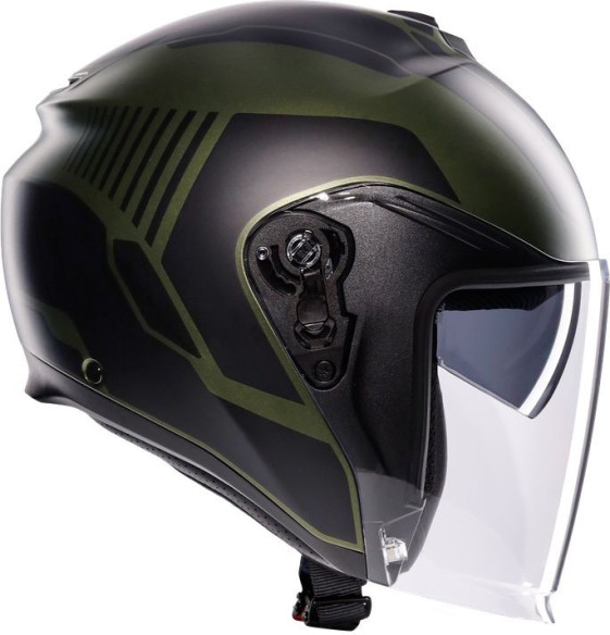 Casca Moto Open Face/Jet Irides E2206 Sakai Matt Green/Black 25