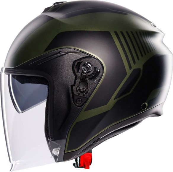 Casca Moto Open Face/Jet Irides E2206 Sakai Matt Green/Black 25