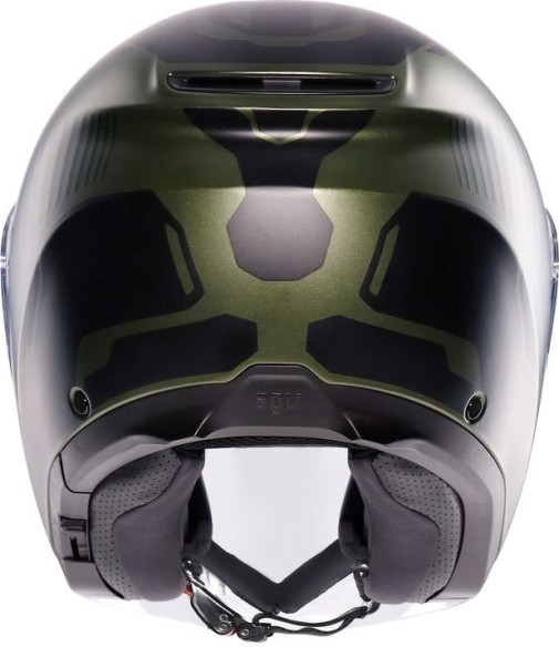 Casca Moto Open Face/Jet Irides E2206 Sakai Matt Green/Black 25