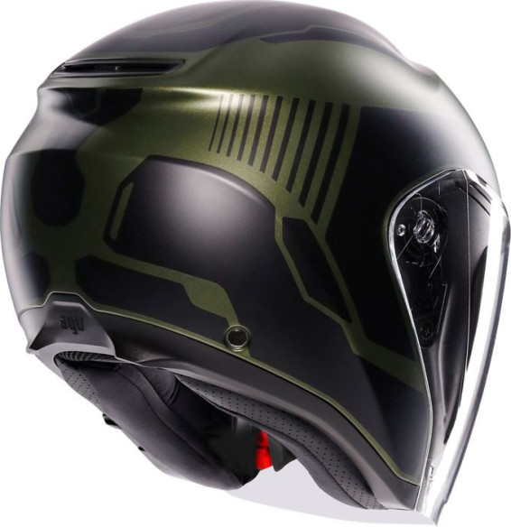 Casca Moto Open Face/Jet Irides E2206 Sakai Matt Green/Black 25