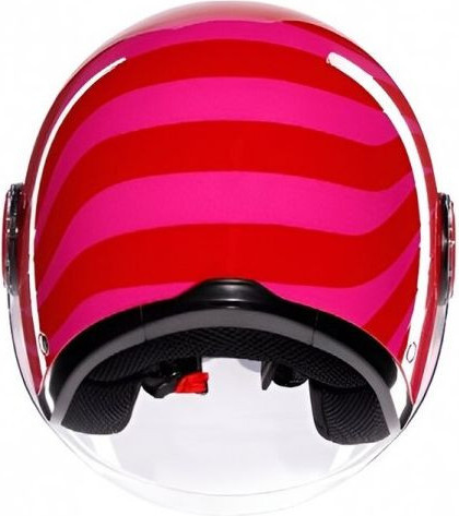 Casca Moto Open Face/Jet Eteres E2206 Tropea Red/Pink 25