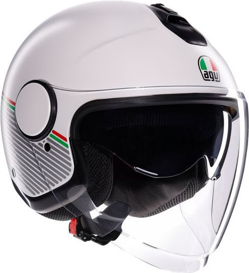 Casca Moto Open Face/Jet Eteres E2206 Capoliveri Matt White/Italy 25