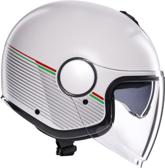 Casca Moto Open Face/Jet Eteres E2206 Capoliveri Matt White/Italy 25