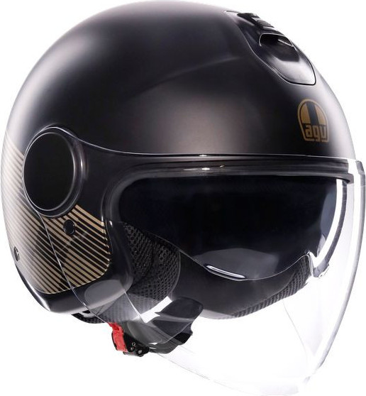 Casca Moto Open Face/Jet Eteres E2206 Ponza Matt Black/Gold 25