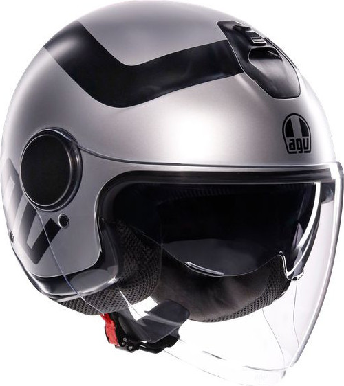 Casca Moto Open Face/Jet Eteres E2206 Rimini Matt Grey/Black 25