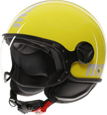 Casca Moto Open Face/Jet FGTR Classic Momodesign E2206 Candy Yellow/White 25