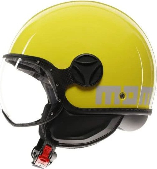Casca Moto Open Face/Jet FGTR Classic Momodesign E2206 Candy Yellow/White 25