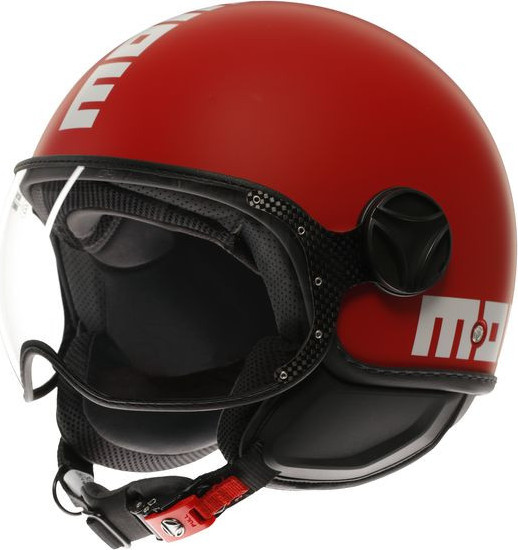 Casca Moto Open Face/Jet FGTR Classic Momodesign E2206 Candy Matt Red/White 25