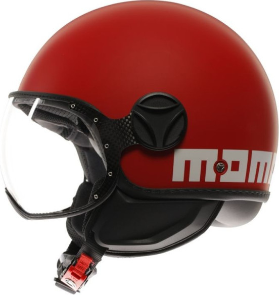 Casca Moto Open Face/Jet FGTR Classic Momodesign E2206 Candy Matt Red/White 25
