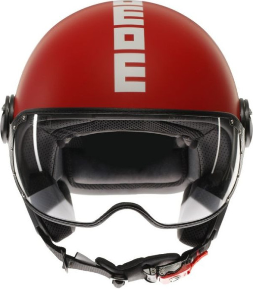 Casca Moto Open Face/Jet FGTR Classic Momodesign E2206 Candy Matt Red/White 25