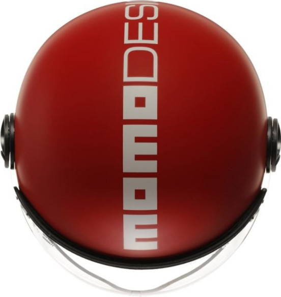 Casca Moto Open Face/Jet FGTR Classic Momodesign E2206 Candy Matt Red/White 25