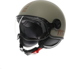 Casca Moto Open Face/Jet FGTR Classic Momodesign E2206 Flip Matt Green/Bronze 25