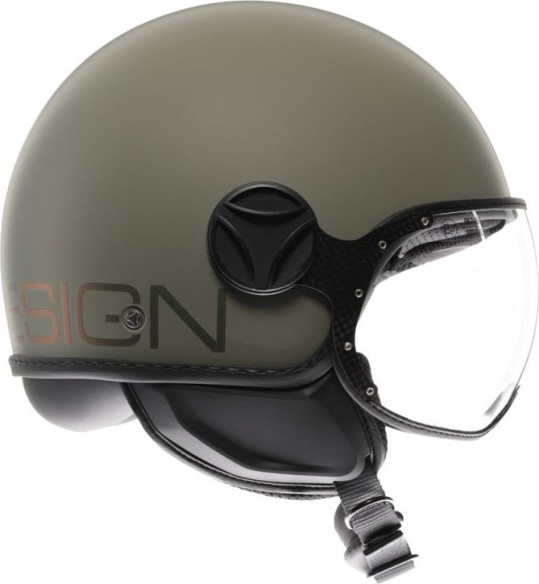 Casca Moto Open Face/Jet FGTR Classic Momodesign E2206 Flip Matt Green/Bronze 25