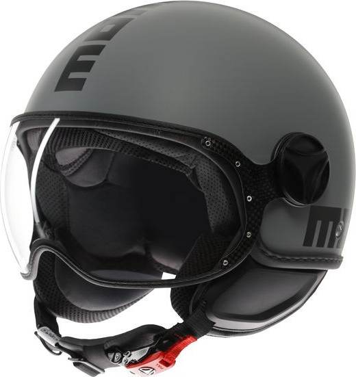 Casca Moto Open Face/Jet FGTR Classic Momodesign E2206 Mono Matt Grey/Black 25