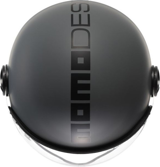 Casca Moto Open Face/Jet FGTR Classic Momodesign E2206 Mono Matt Grey/Black 25