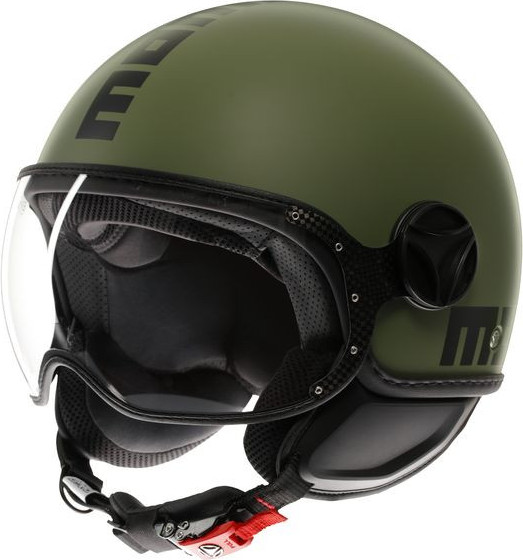 Casca Moto Open Face/Jet FGTR Classic Momodesign E2206 Mono Matt Military Green/Black 25