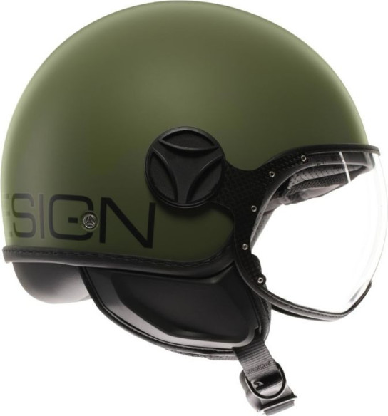 Casca Moto Open Face/Jet FGTR Classic Momodesign E2206 Mono Matt Military Green/Black 25
