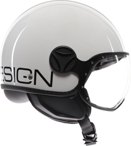 Casca Moto Open Face/Jet FGTR Classic Momodesign E2206 Mono White/Black 25
