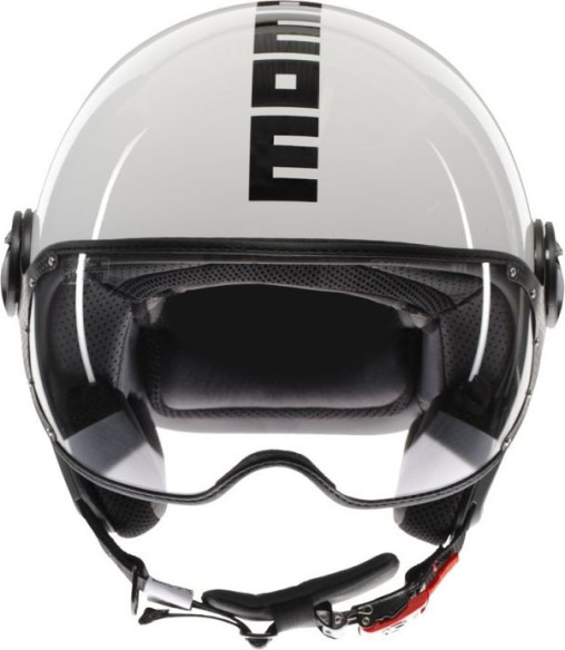 Casca Moto Open Face/Jet FGTR Classic Momodesign E2206 Mono White/Black 25