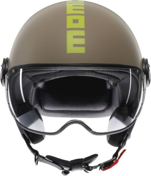 Casca Moto Open Face/Jet FGTR Classic Momodesign E2206 Mono Matt Sand/Lime 25