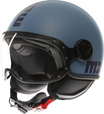 Casca Moto Open Face/Jet FGTR Classic Momodesign E2206 Mono Matt Dusty Blue/Blue 25