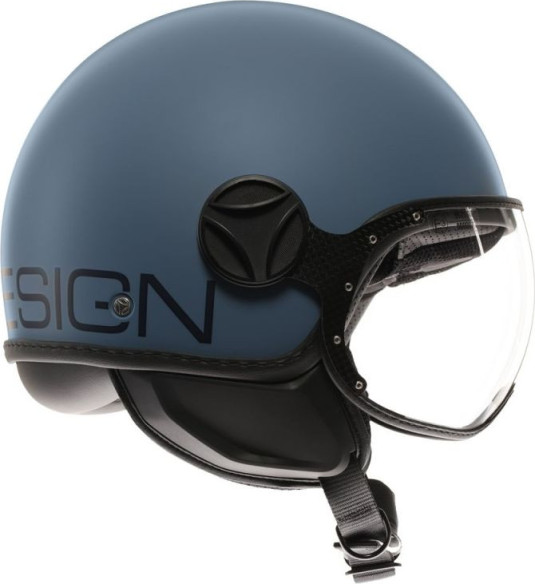 Casca Moto Open Face/Jet FGTR Classic Momodesign E2206 Mono Matt Dusty Blue/Blue 25