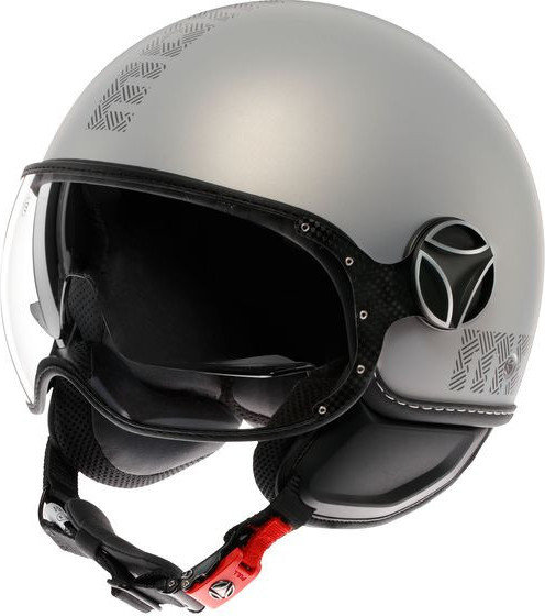 Casca Moto Open Face/Jet FGTR Evo Momodesign E2206 Hip Matt Grey/Cerulean Grey 25