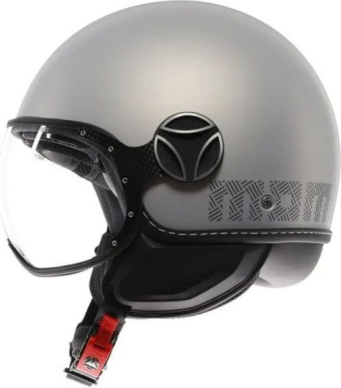 Casca Moto Open Face/Jet FGTR Evo Momodesign E2206 Hip Matt Grey/Cerulean Grey 25