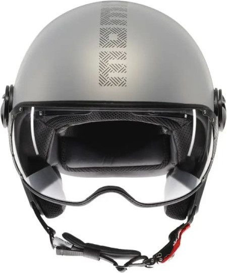Casca Moto Open Face/Jet FGTR Evo Momodesign E2206 Hip Matt Grey/Cerulean Grey 25