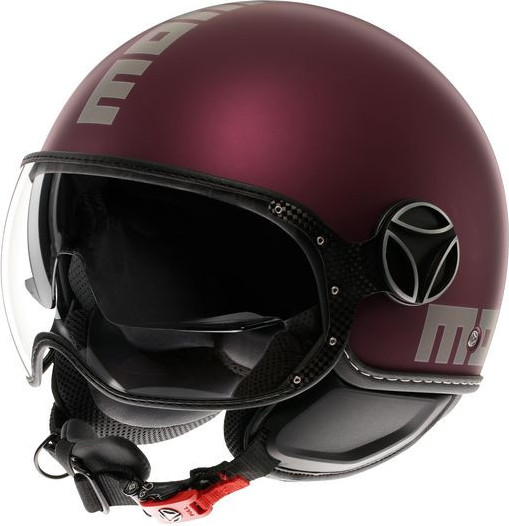 Casca Moto Open Face/Jet FGTR Evo Momodesign E2206 Mono Matt Amarena/Silver 25