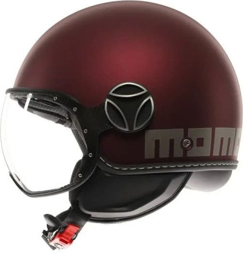 Casca Moto Open Face/Jet FGTR Evo Momodesign E2206 Mono Matt Amarena/Silver 25