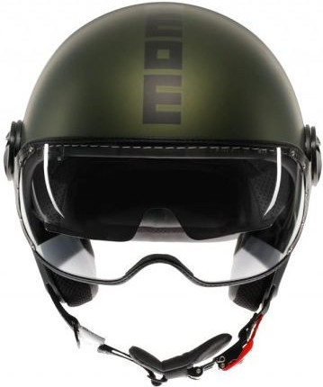 Casca Moto Open Face/Jet FGTR Evo Momodesign E2206 Mono Matt Green/Black 25