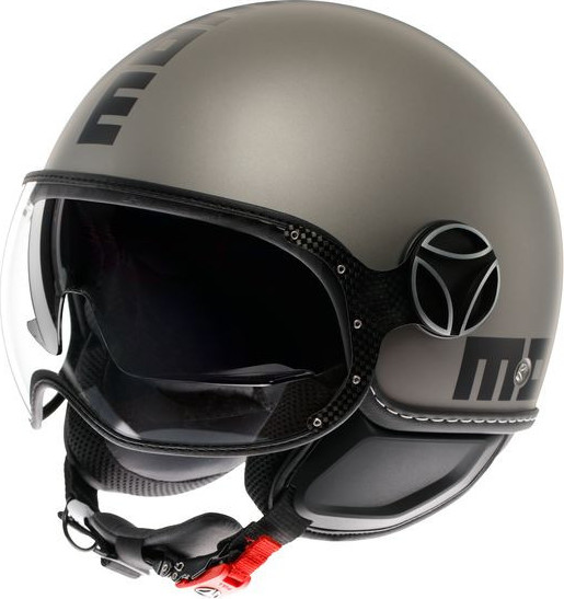 Casca Moto Open Face/Jet FGTR Evo Momodesign E2206 Mono Matt Titanum Frost/Black 25
