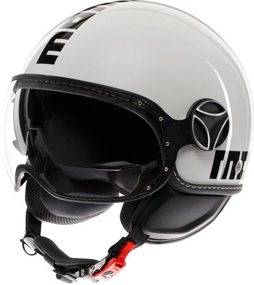 Casca Moto Open Face/Jet FGTR Evo Momodesign E2206 Mono White Quarz/Black 25