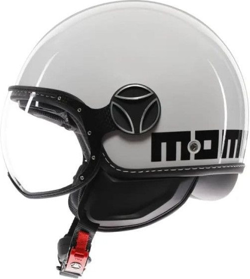 Casca Moto Open Face/Jet FGTR Evo Momodesign E2206 Mono White Quarz/Black 25