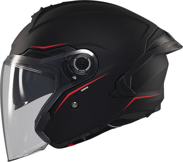 Casca Moto Open Face/Jet Cosmo SV A1 Matt Black