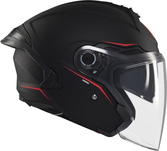 Casca Moto Open Face/Jet Cosmo SV A1 Matt Black
