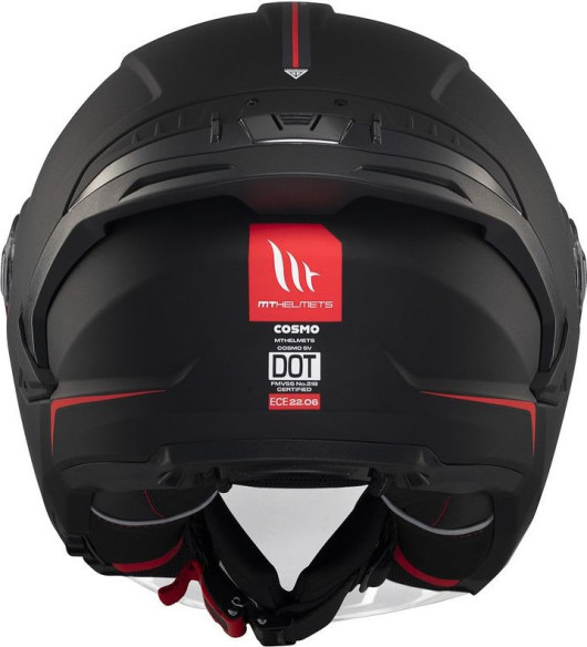 Casca Moto Open Face/Jet Cosmo SV A1 Matt Black