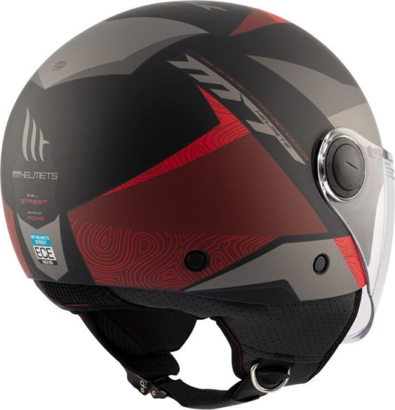 Casca Moto Open Face/Jet Street S A0 White Gloss