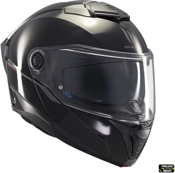 Casca Moto Flip-Up Atom 2 SV A1 Glossy Black