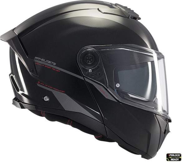 Casca Moto Flip-Up Atom 2 SV A1 Glossy Black