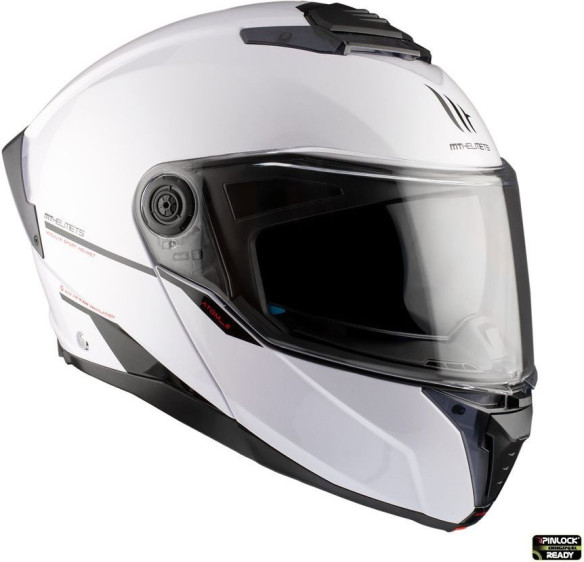 Casca Moto Flip-Up Atom 2 SV A1 Glossy White