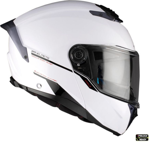 Casca Moto Flip-Up Atom 2 SV A1 Glossy White