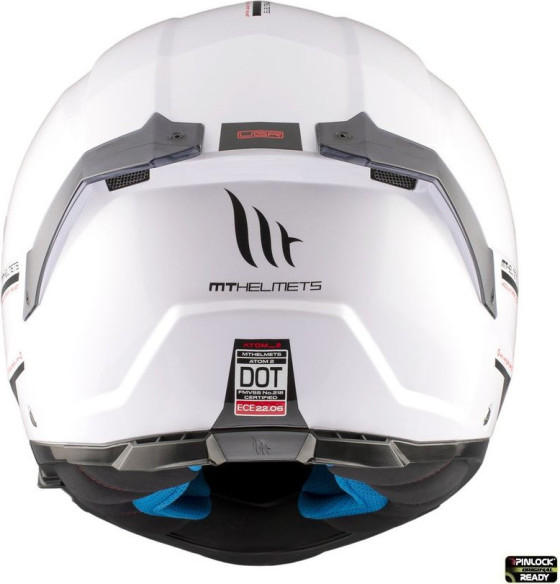 Casca Moto Flip-Up Atom 2 SV A1 Glossy White