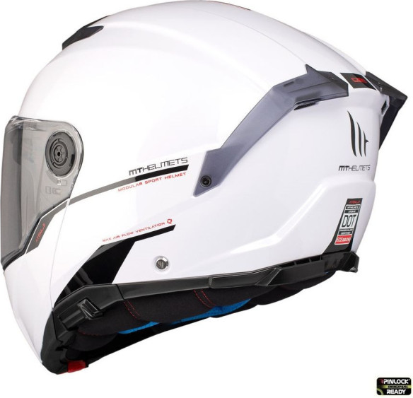 Casca Moto Flip-Up Atom 2 SV A1 Glossy White