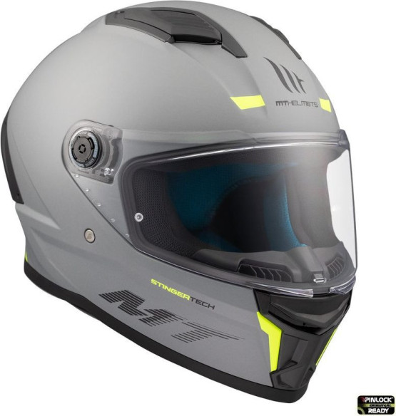 Casca Moto Full-Face/Interala Stinger 2 A12 Matt Grey