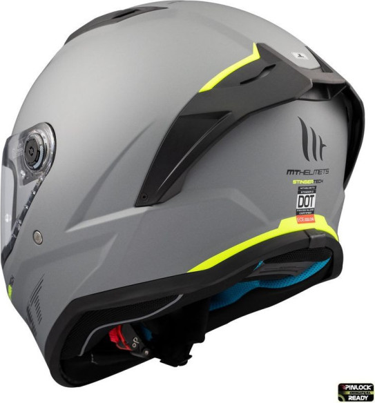Casca Moto Full-Face/Interala Stinger 2 A12 Matt Grey