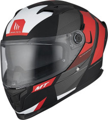 Casca Moto Full-Face/Interala Braker SV Chento B5 Black/Grey/White/Matt Red