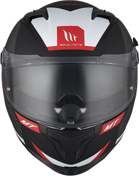 Casca Moto Full-Face/Interala Braker SV Chento B5 Black/Grey/White/Matt Red
